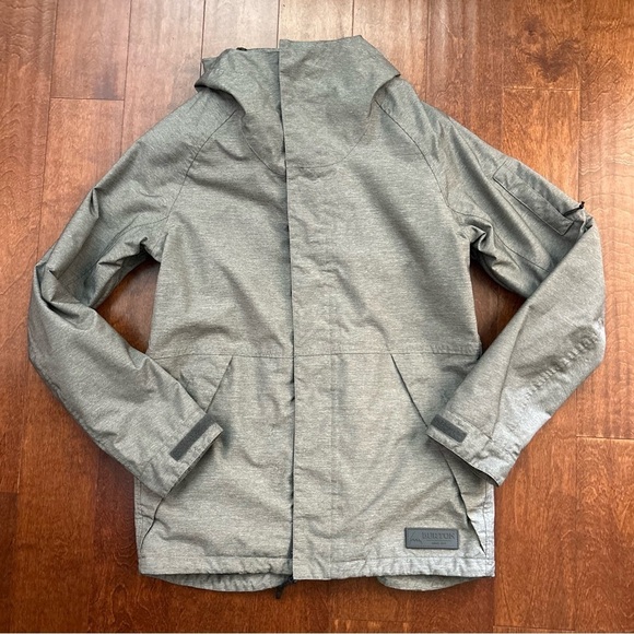 Burton “Dhaka” Men's Hooded Gray Snow Jacket, Size Small - Picture 3 of 16